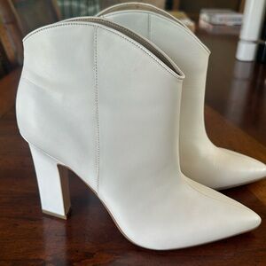 Marc Fisher white bootie